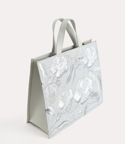 Large Floral Bouquet Tote