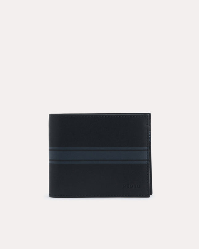 Two-Tone Leather Bi-Fold Wallet