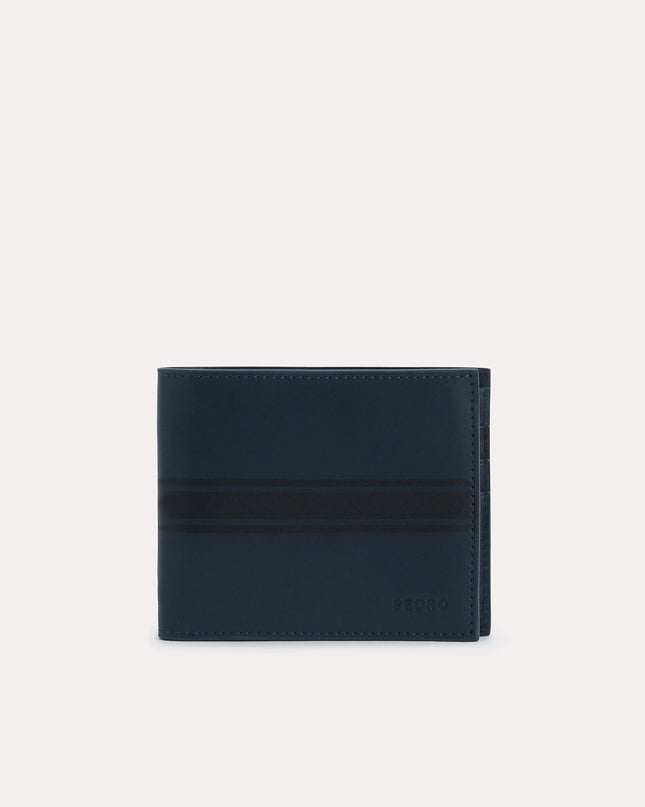 Two-Tone Leather Bi-Fold Wallet