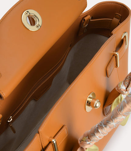 Trapeze Top Handle Bag