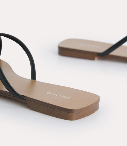 Marbled Toe Loop Sandals