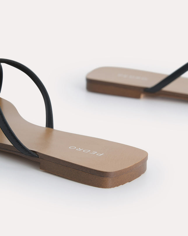 Marbled Toe Loop Sandals