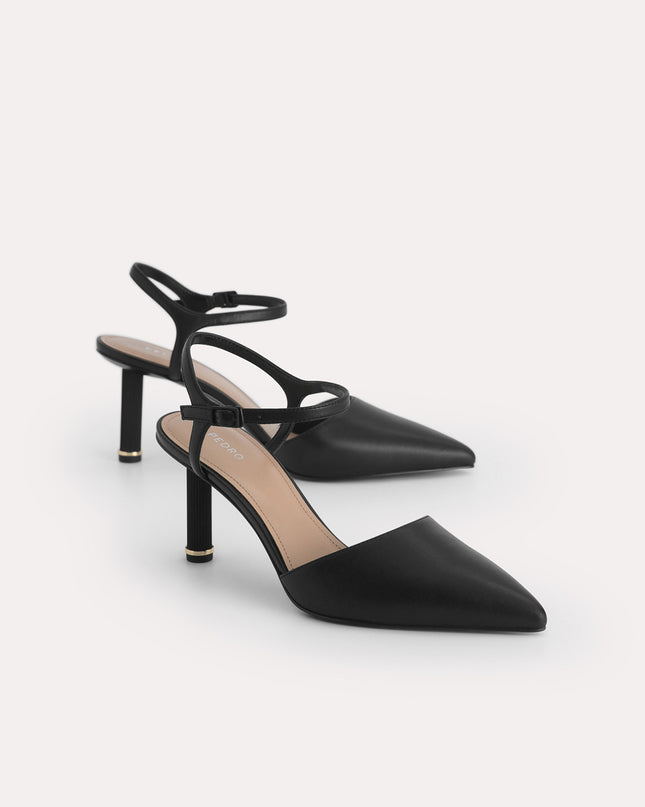 Leather Pointed Toe Pumps