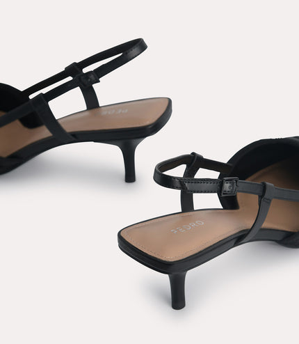 Woven Satin Pumps