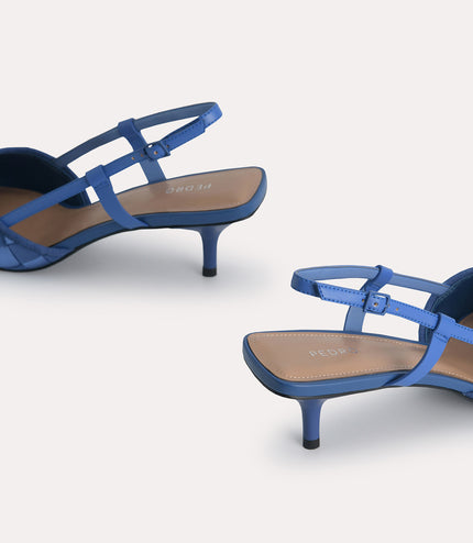 Woven Satin Pumps