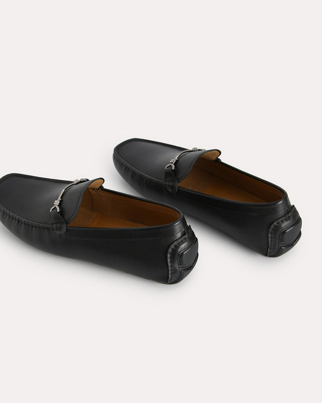 Leather Moccasins with Bit Detailing