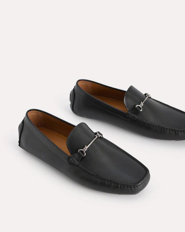 Leather Moccasins with Bit Detailing
