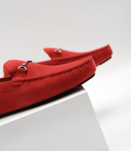 Leather Moccasins with Bit Detailing