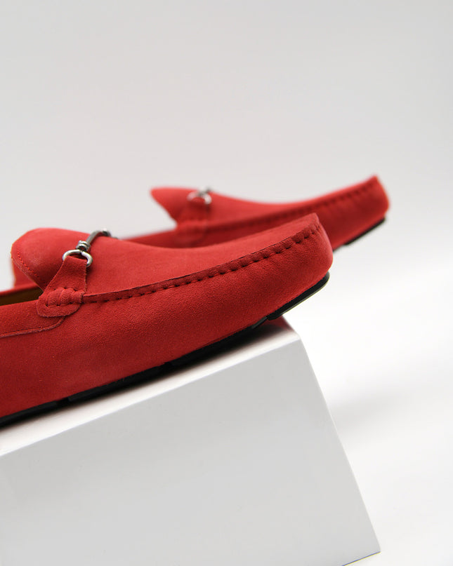 Leather Moccasins with Bit Detailing