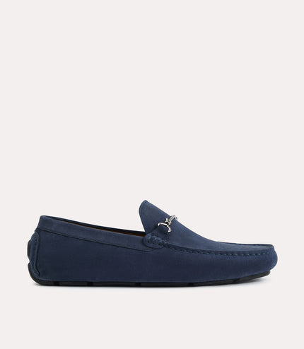 Leather Moccasins with Bit Detailing