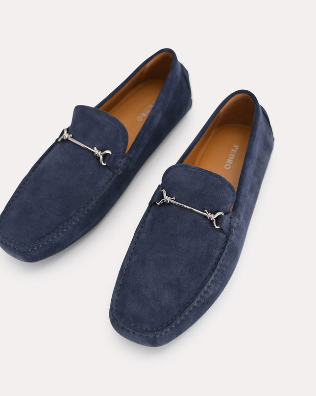 Leather Moccasins with Bit Detailing