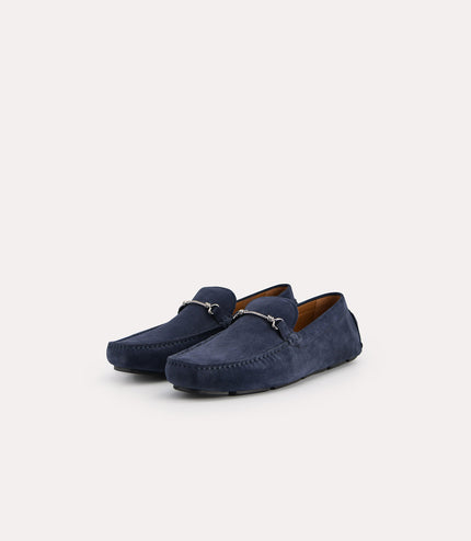 Leather Moccasins with Bit Detailing