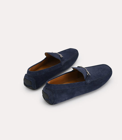 Leather Moccasins with Bit Detailing