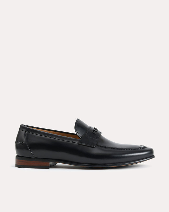 Burnished Leather Loafers