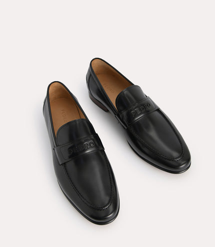 Burnished Leather Loafers