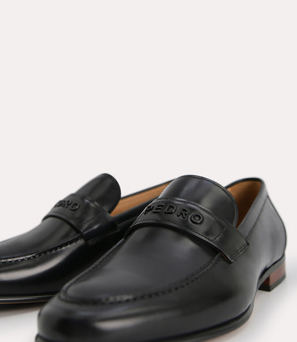 Burnished Leather Loafers