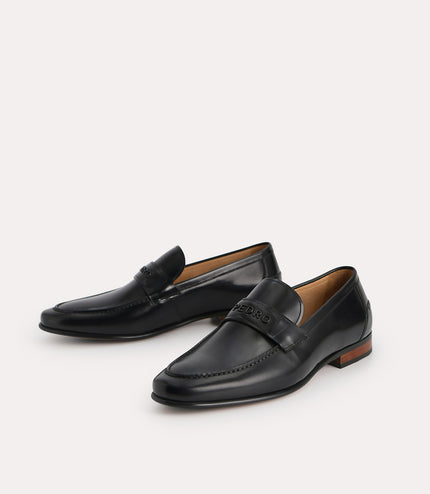 Burnished Leather Loafers