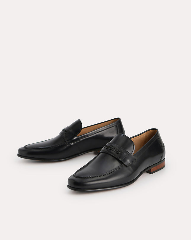 Burnished Leather Loafers