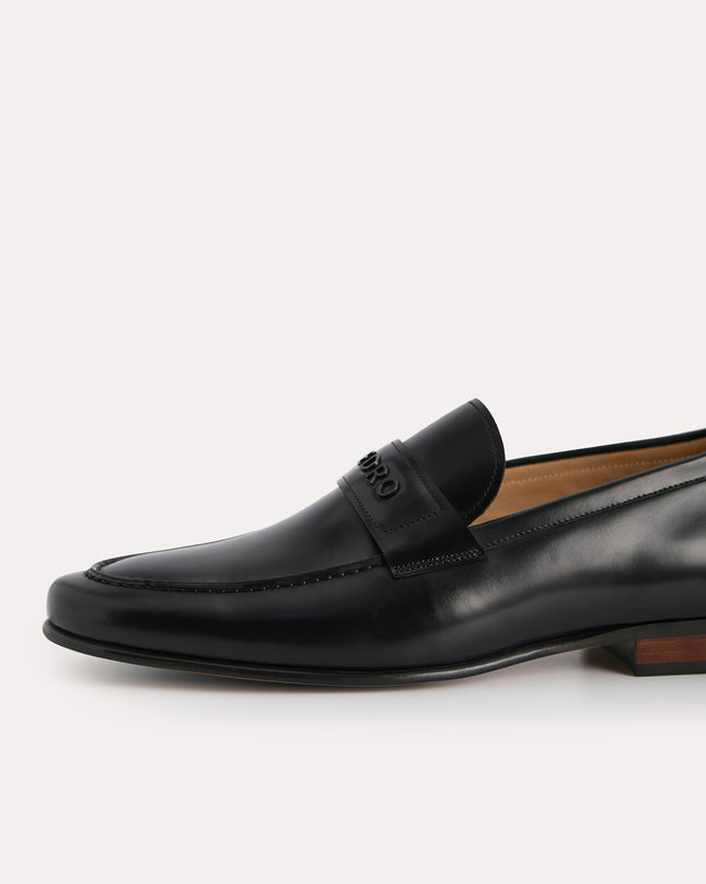 Burnished Leather Loafers