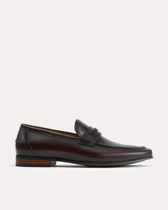 Burnished Leather Loafers
