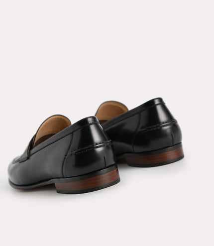 Burnished Leather Loafers