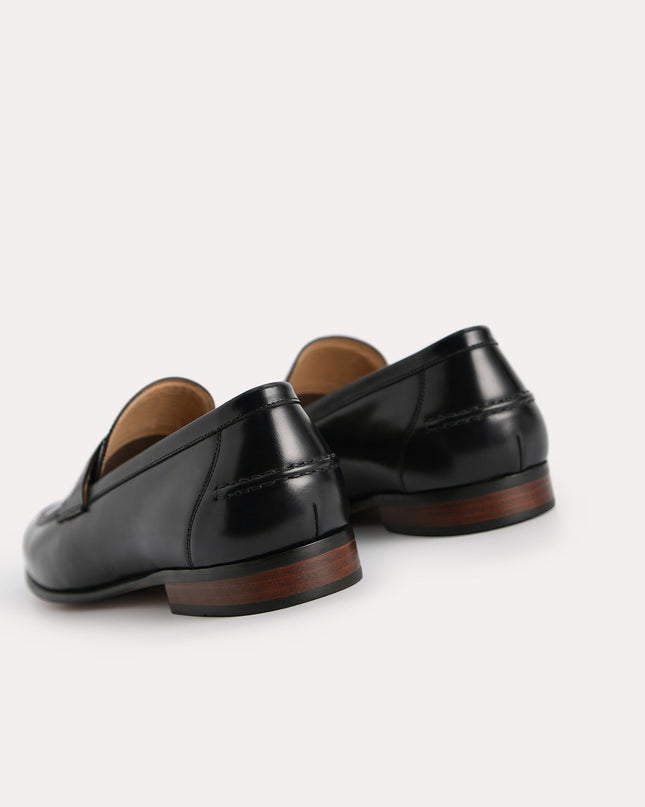 Burnished Leather Loafers