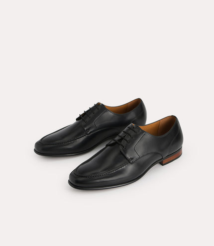 Burnished Leather Derby Shoes