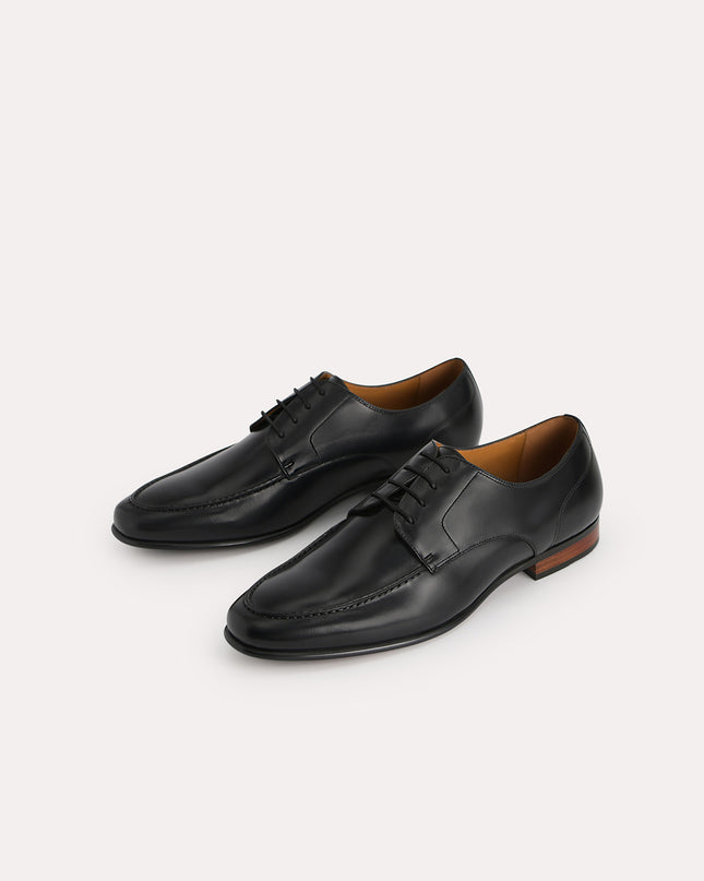 Burnished Leather Derby Shoes