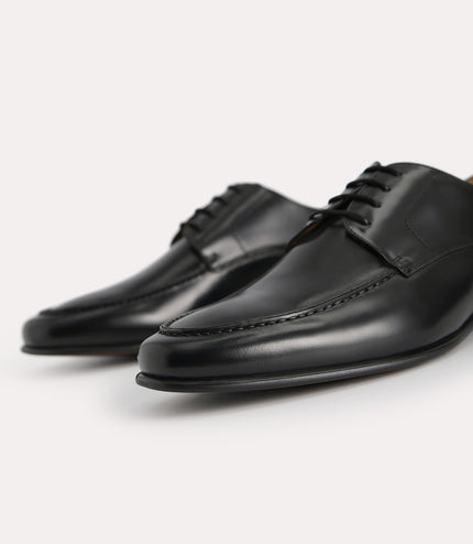 Burnished Leather Derby Shoes