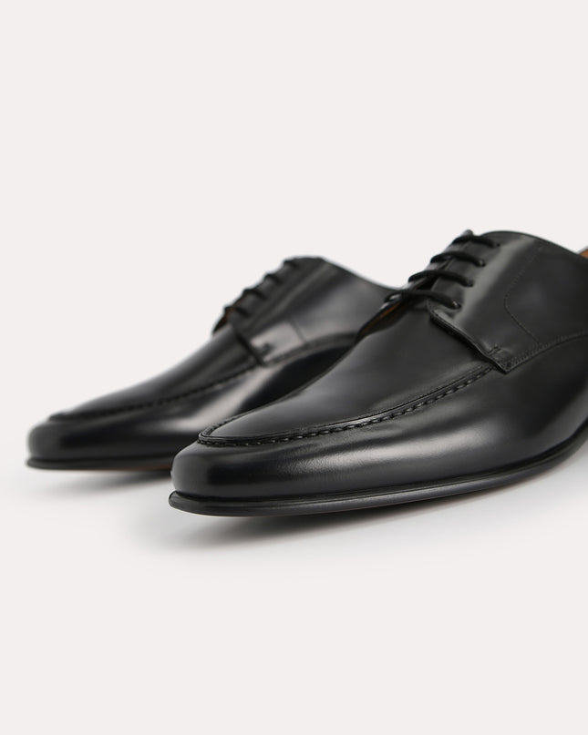 Burnished Leather Derby Shoes