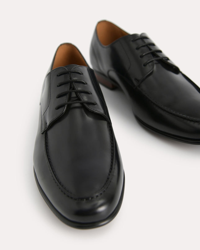 Burnished Leather Derby Shoes