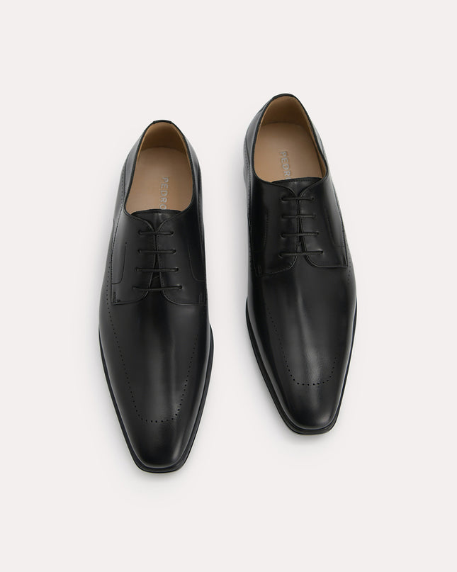 Burnished Leather Derby Shoes