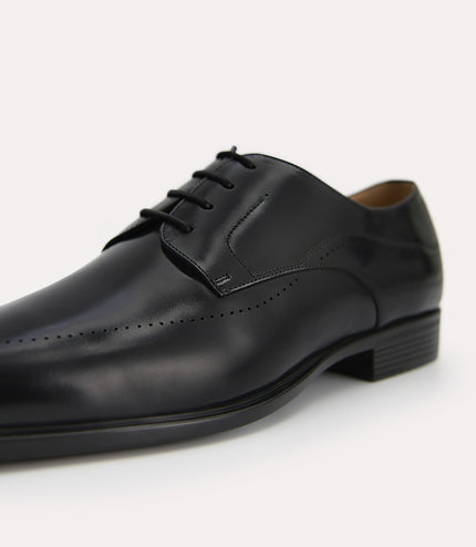 Burnished Leather Derby Shoes
