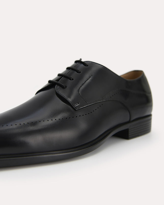 Burnished Leather Derby Shoes