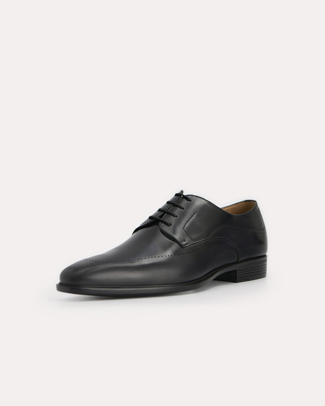 Burnished Leather Derby Shoes
