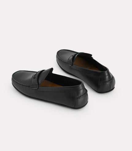 Burnished Leather Moccasins