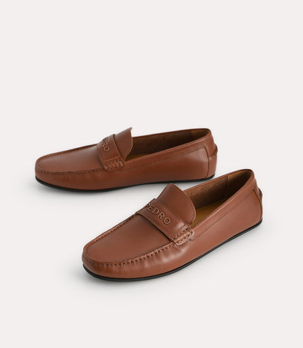 Burnished Leather Moccasins