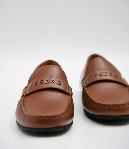 Burnished Leather Moccasins