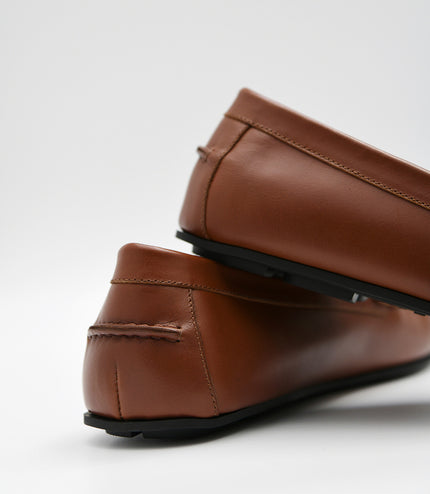 Burnished Leather Moccasins