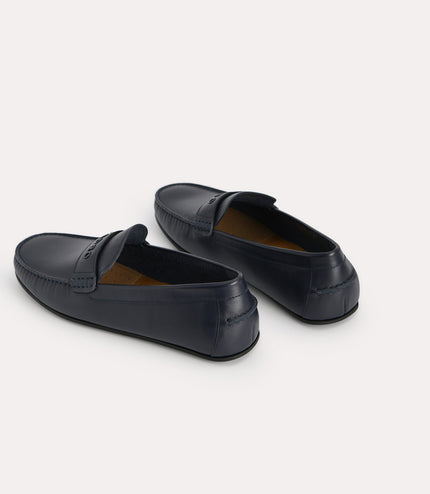 Burnished Leather Moccasins