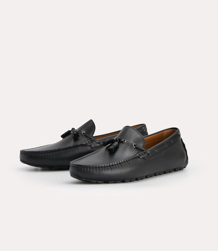 Tasselled Leather Moccasins