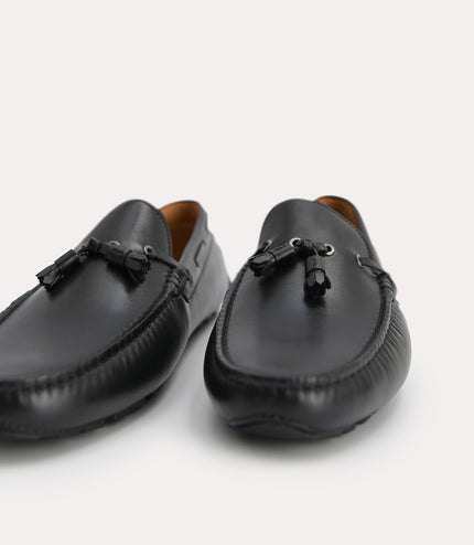 Tasselled Leather Moccasins