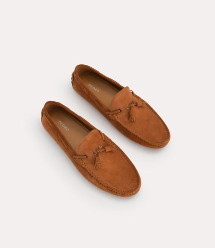 Tasselled Leather Moccasins