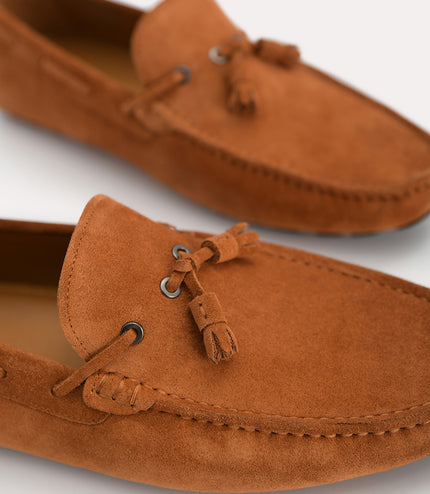 Tasselled Leather Moccasins