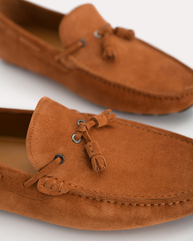 Tasselled Leather Moccasins