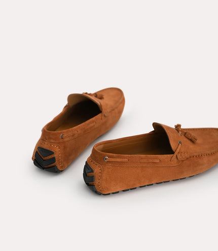 Tasselled Leather Moccasins