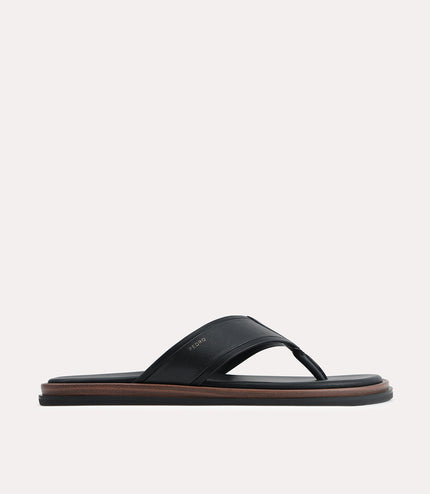 Two-Tone Thong Sandals