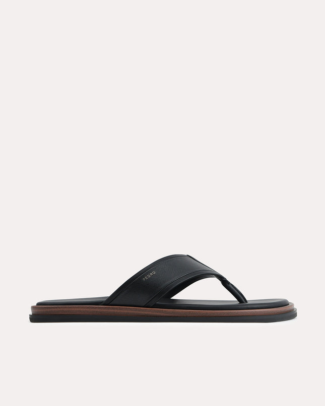 Two-Tone Thong Sandals