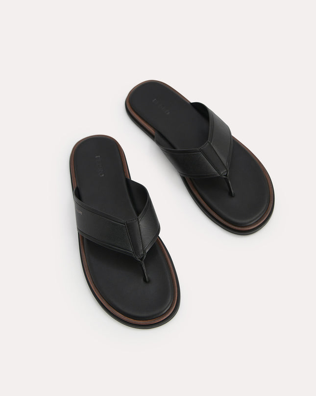 Two-Tone Thong Sandals