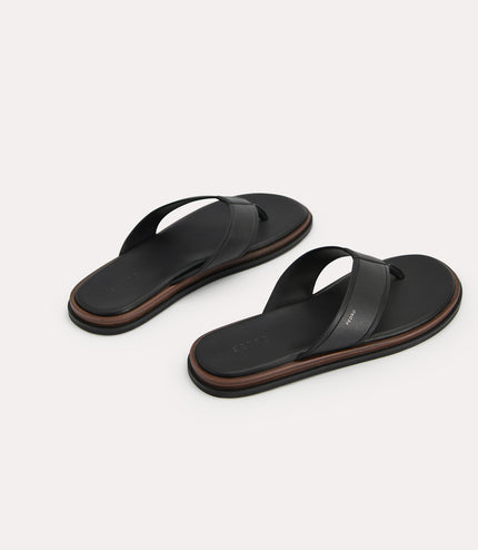 Two-Tone Thong Sandals